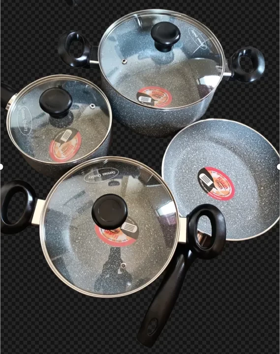 Original KIAM German quality Non Stick Marble Coating Layer Cookware Set-7pcs(induction)