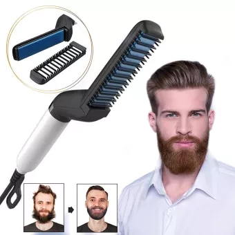 Modelling Comb Men Beard and Hair Quick Straightener