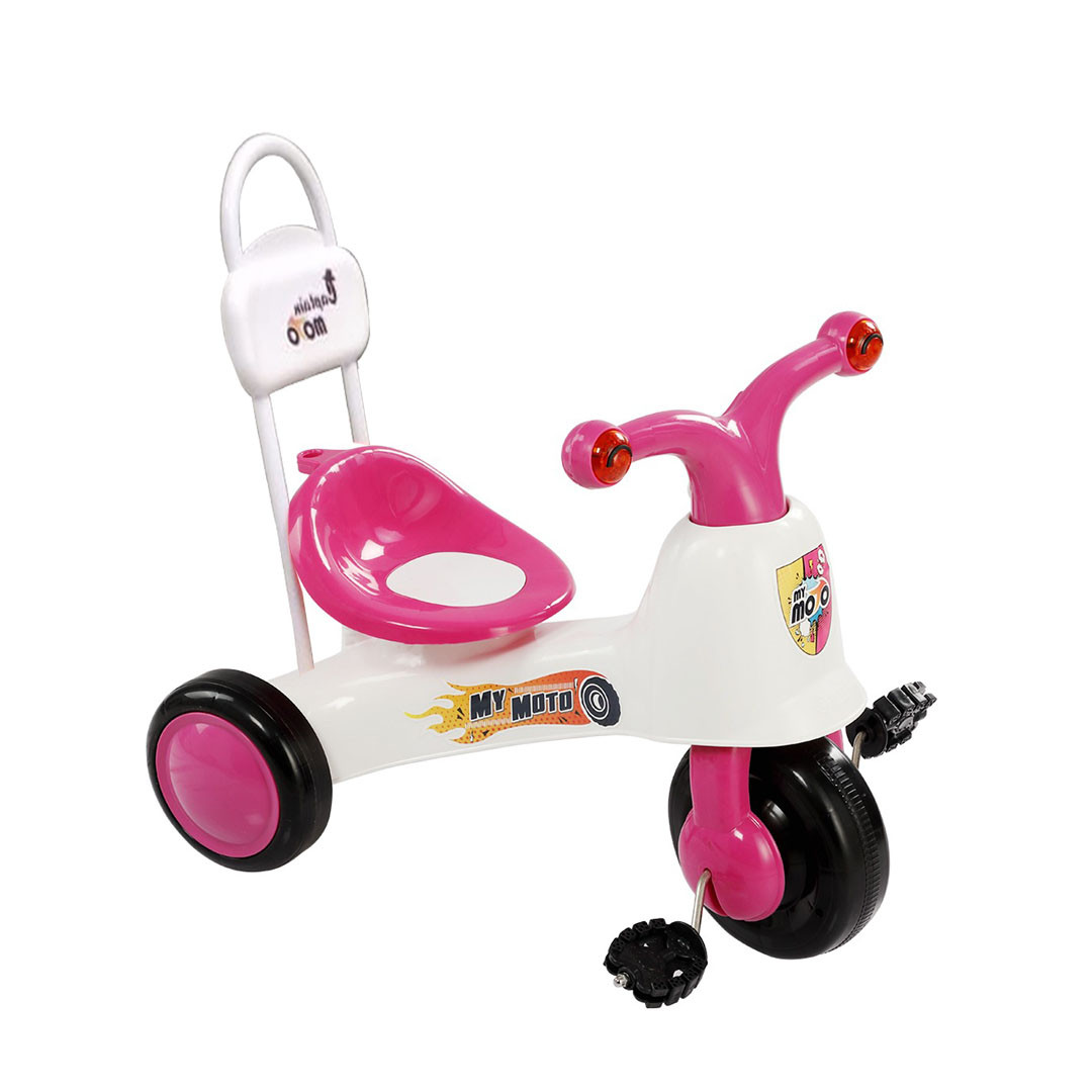 Tricycle / Tricycle for Kids and Babies /A.C.I My Moto Bike Trolley - Pink ( Music System)