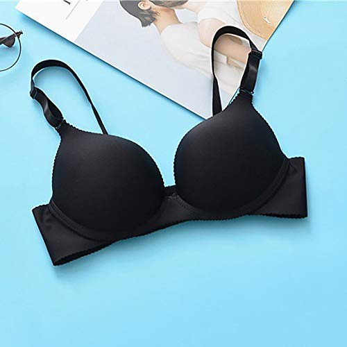 Black Color Cotton Foam Bra for Girls And Women-1 Pieces