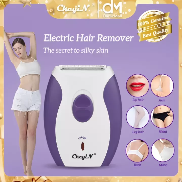CkeyiN Mini Hair Removal Electric Groomer Portable Hair Trimmer for All parts Rechargeable Shaver for Both Men & Women