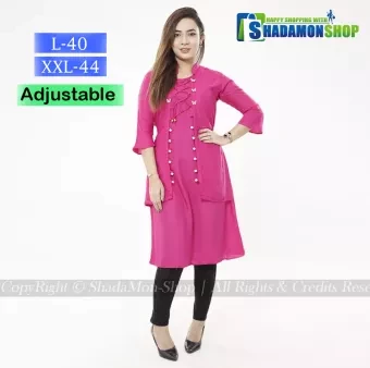 Now Stylish Women New Buterfly Design Kurti