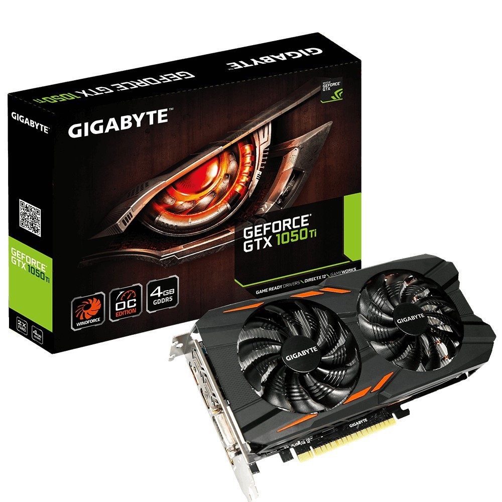 Gigabyte GeForce® GTX 1650 D6 WINDFORCE OC 4G