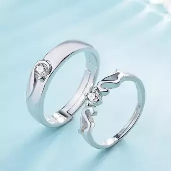 Crystal Cz Stone Wedding Engagement Rings