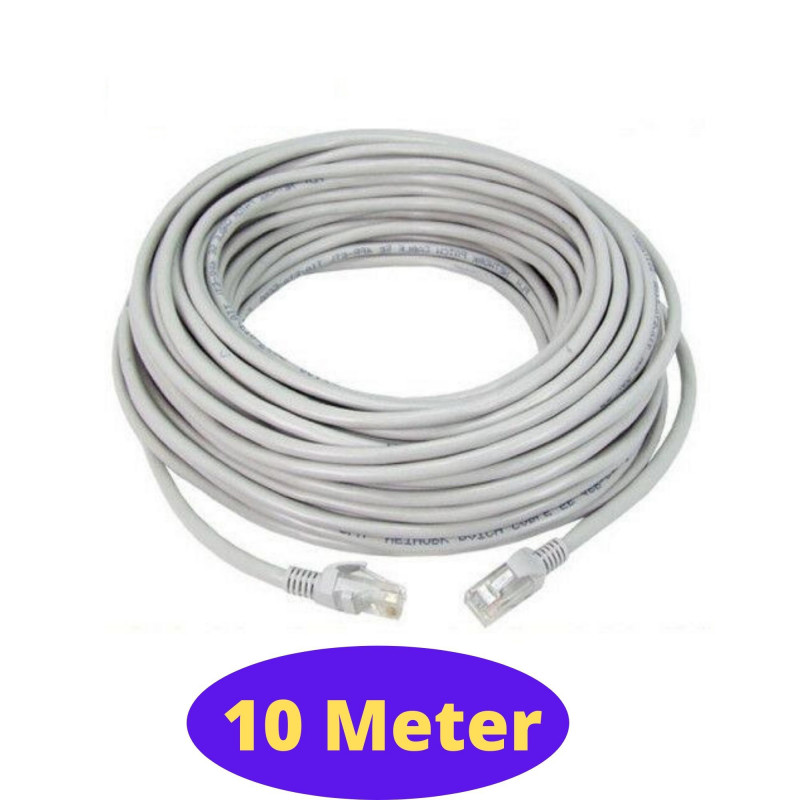 10 Meter Cat5 RJ45 Ethernet LAN Network Cord Cable Lead 10/100/1000 Mbps