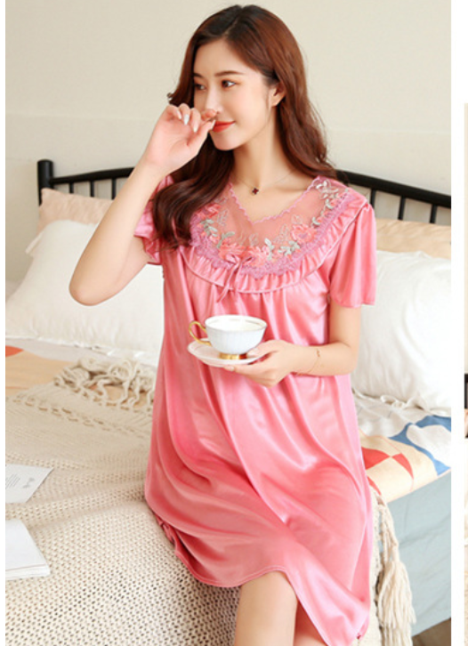 Women maxi Female Nighty Night dress