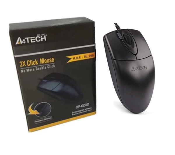 A4TECH OP-620D 2X CLICK WIRED MOUSE