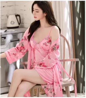 Honeymoon Sexy Women Night Dress Girls Nighty Female Nightwear