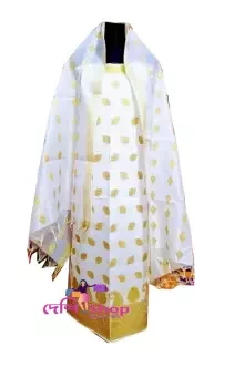 Jamdani katan 2 piece Kameez for women and girls fashion unstiched