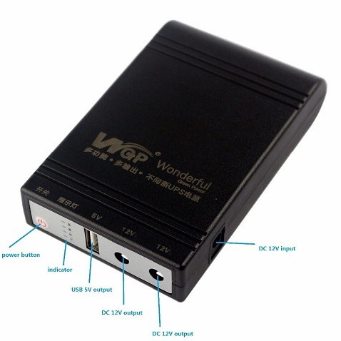 2022 New  Mini Ups WGP103-5912 for router onu cctv camera