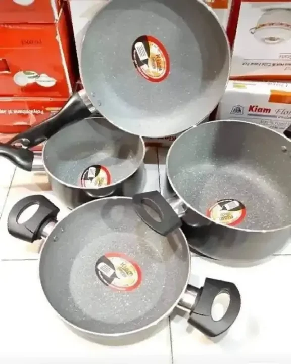 KIAM Original German quality Non Stick Marble Coating Layer Cookware Set-7pcs(induction)