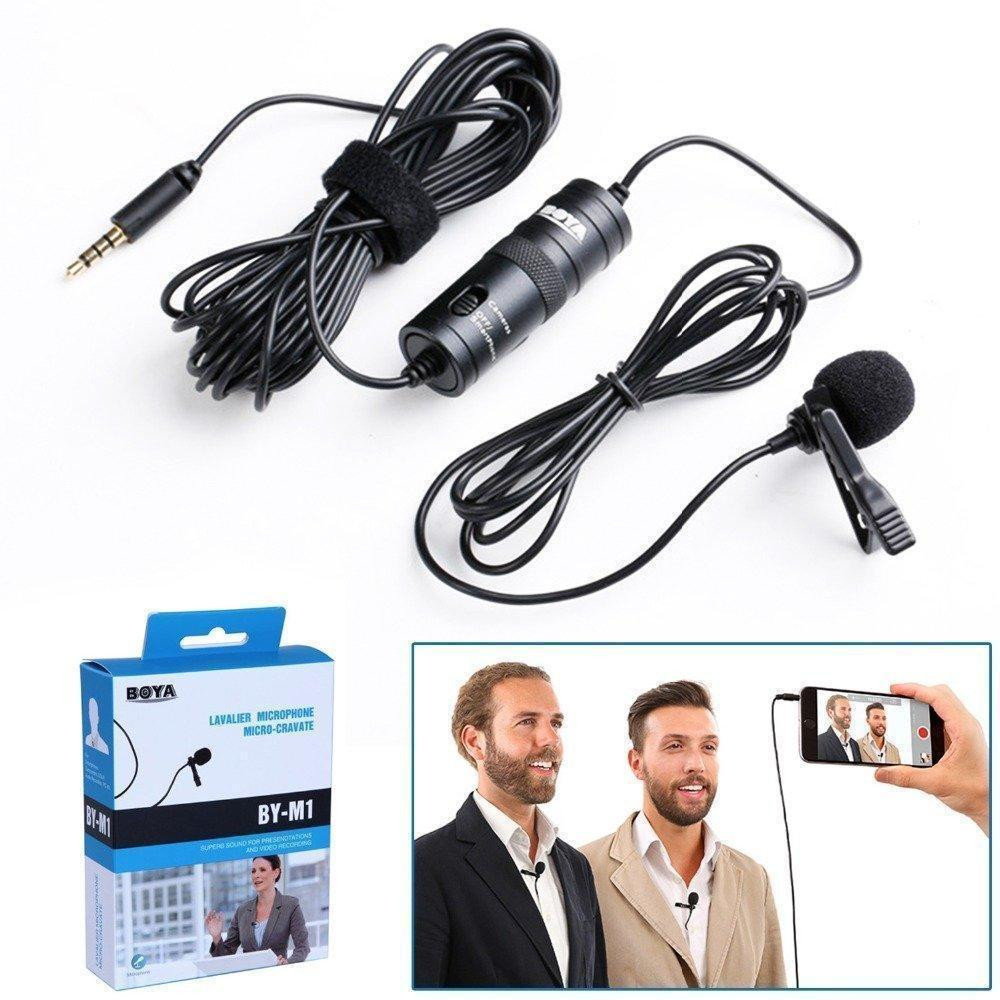 BOYA M1 Microphone for Camera, PC, Laptop, Smartphone supported,