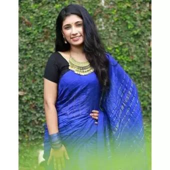 Trendy Collection Jhum Saree For Women Blue