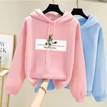 Ins New Pullover Jackets Overcoat Women's Long Sleeve Hoodie