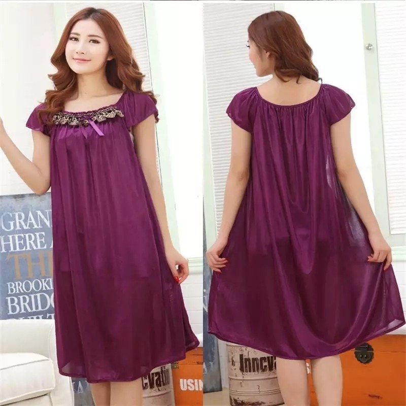 Now Women maxi Female Nighty Night dress