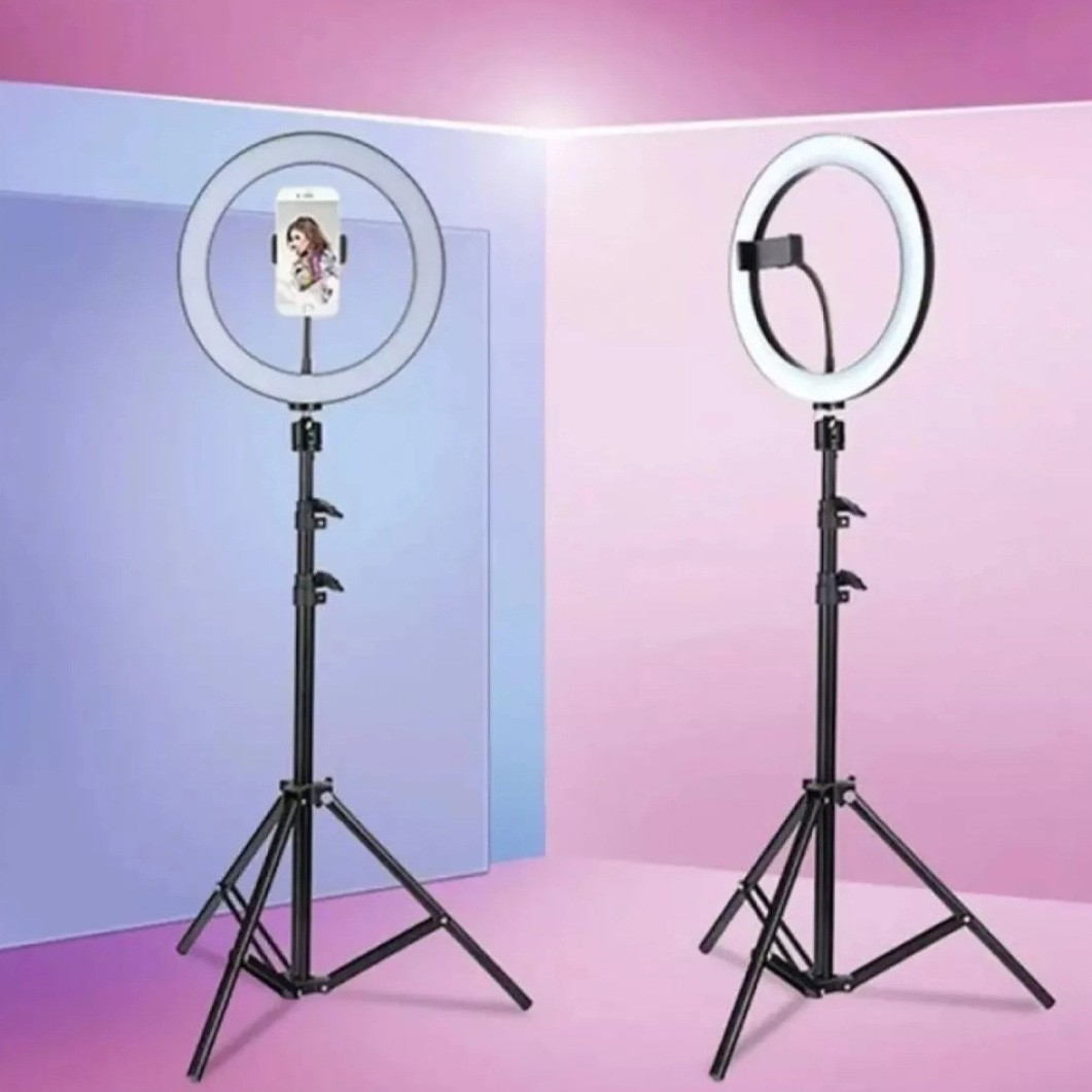 10 inch Ring Light Tripod Stand Studio SET for Youtuber/Facebook live Video Tiktok Video