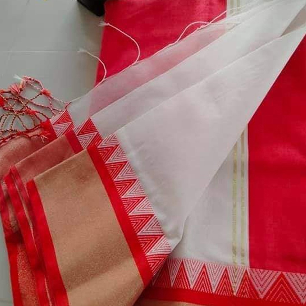Design Tangail half silk Saree for Women