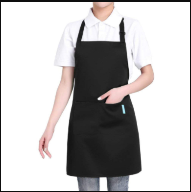 100% Cotton Printed Kitchen Apron Size : 26X32 Inches