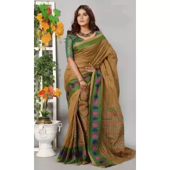 Multi Color Cotton Saree for Women & girls