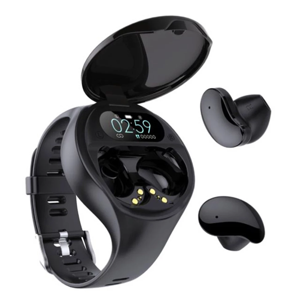 Xiaomi Fone Bluetooth Wireless Smart Watch Headphones 2 in 1 Bass True Wireless