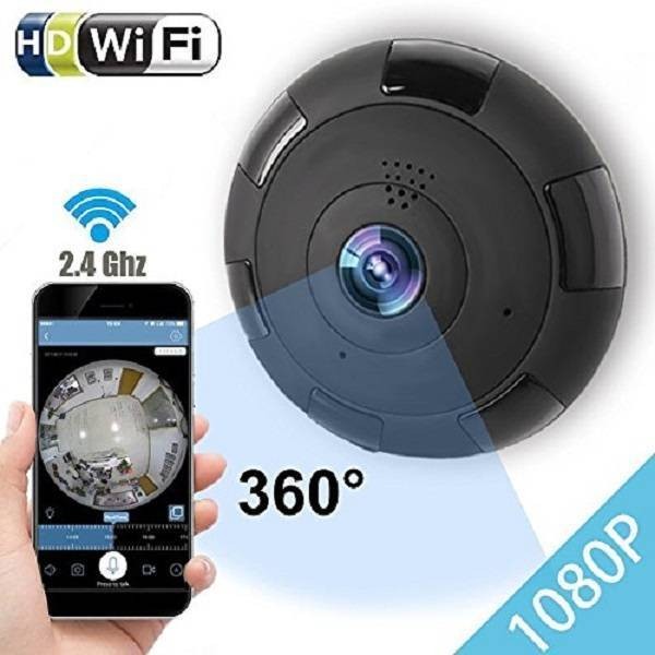 IP Camera V380S Panoramic 360 Degree WiFi IP Camera Wireless CCTV Camera Mini CC Camera