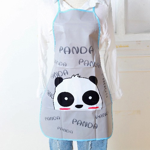 Cartoon animal PVC Waterproof Apron Kitchen Restaurant Cooking Bib Aprons