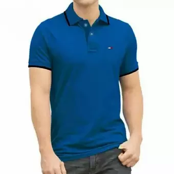 Light blue Stylish Polo T-Shirt For Men