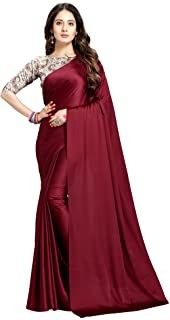 Japani Soft Silk Sharee For Women - Maroon