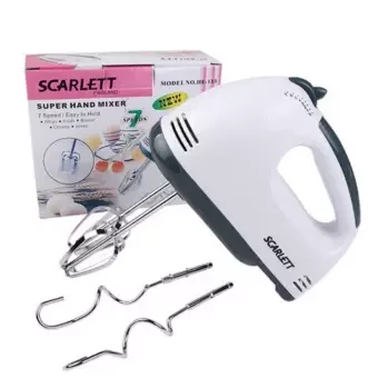 Electric Egg Beater Price in Bangladesh and Mixer for Cake Cream - White Scarlett