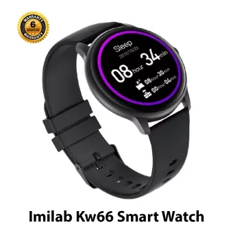 Smart Watch Duel Strap Waterproof Customize Dials Silicon strap Round Smartwatch for Men Women-Global Version
