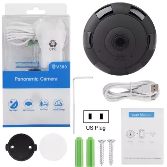 Update V380S Panoramic 360 Degree WiFi IP Camera