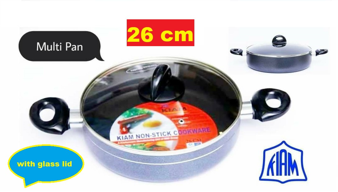 Kaim non-stic Korai/Wok pan with glass lid 26 cm