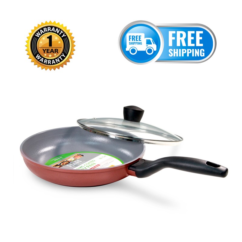 H&H Ceramic Coated Non-Stick Fry pan 26cm With lid