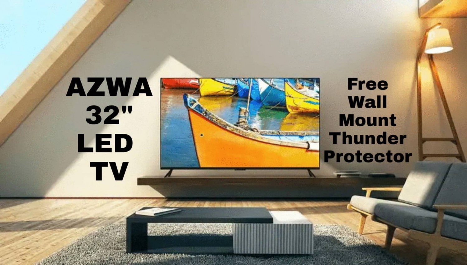 Azwa 32'' SLIM LED TV