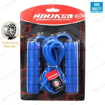 Steel Rope Free Ball Bearing Green Adjustable Racing Jump Rope