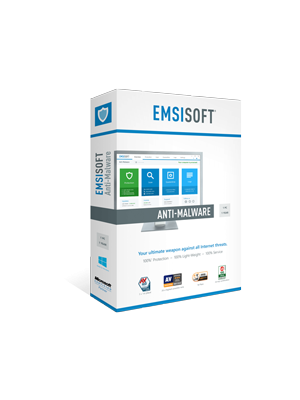 Emsisoft Anti-Malware Home 1 year license (PC-Laptop Antivirus Protector)