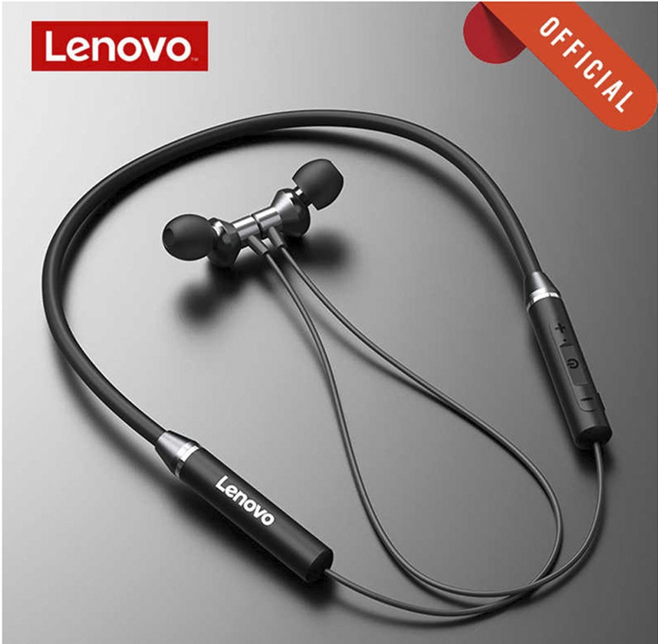 Lenovo HE05x Sports Magnetic Wireless Earphones - Black