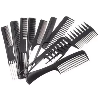 Professional Hair Comb Package - 10pcs