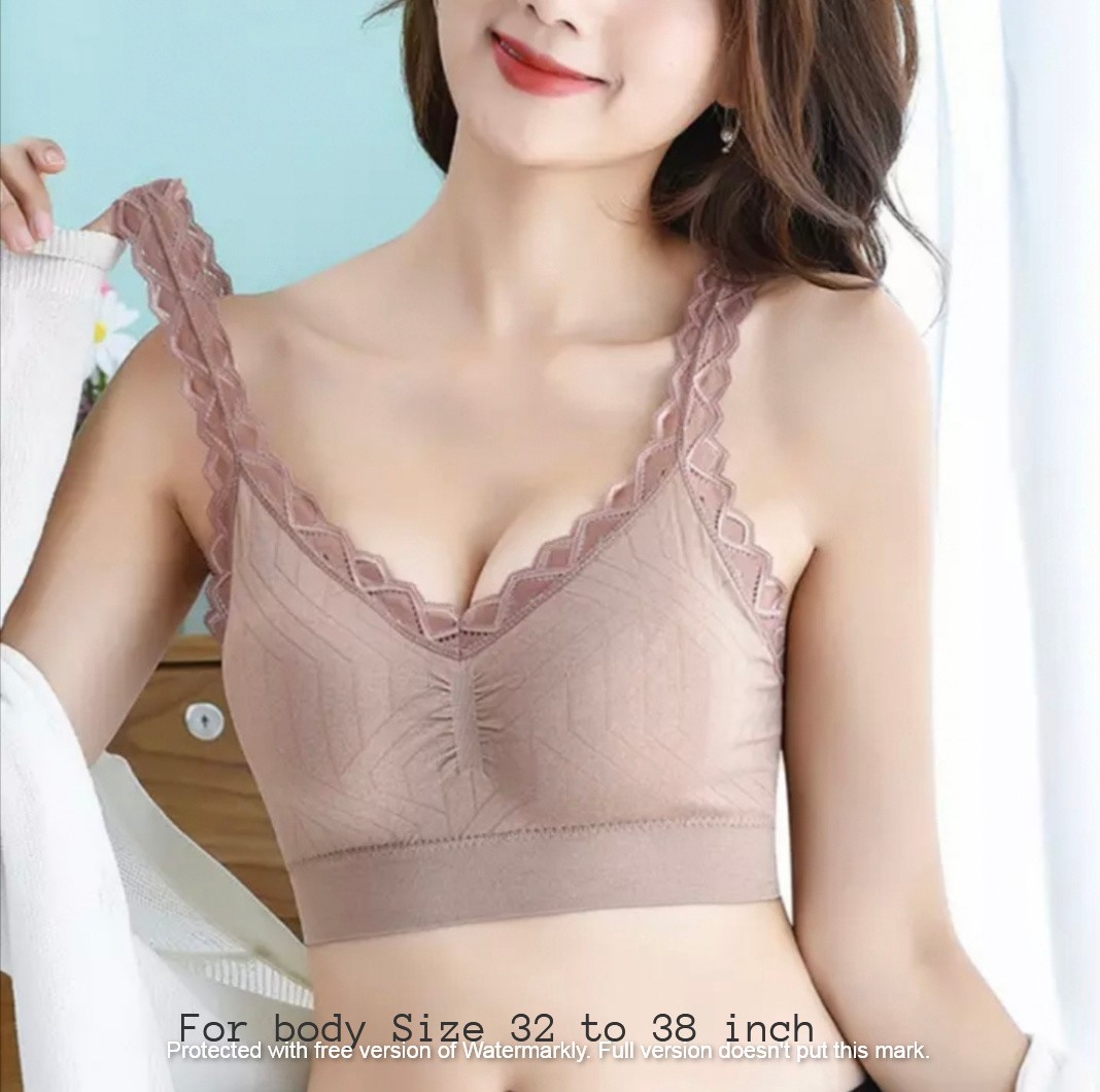 Stylish Soft Comfortable Lace Padded Bra for Women