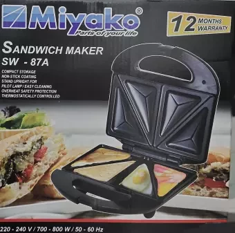 Miyako Sandwich Maker SW-87AMR