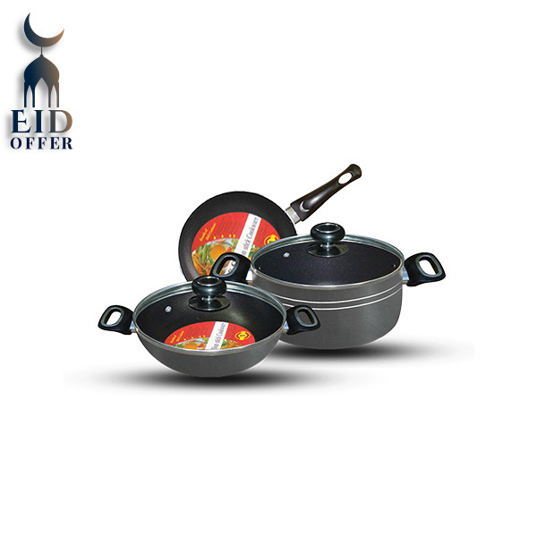 Kiam Original 5pcs non-stick cookware with Induction Bottom combo set