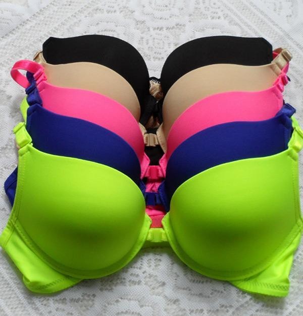 Multi Color Cotton Foam Bra For Girls