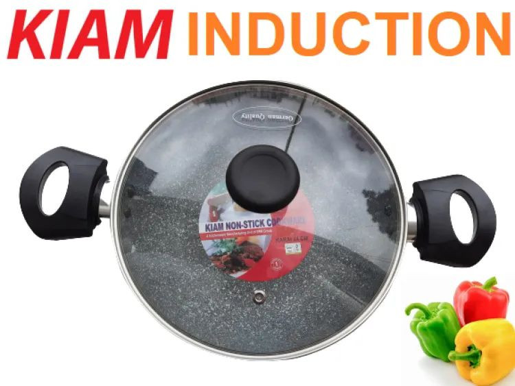 Kiam karai 26CM with glass lid (Induction)