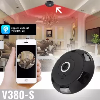 HD WIFI IP Camera V380S Panoramic IP Camera With Night Vision