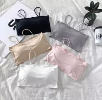 Slim strap padded bra teenagers bra younger women bra