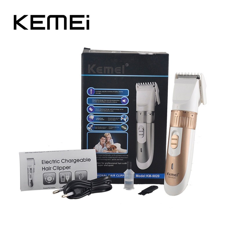 Km-9020 Exclusive Rechargeable Electric Hair Clipper & Trimmer